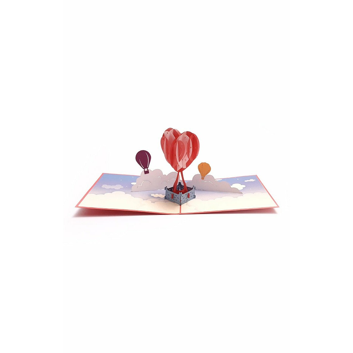 3D Kartka - Balonowe serce