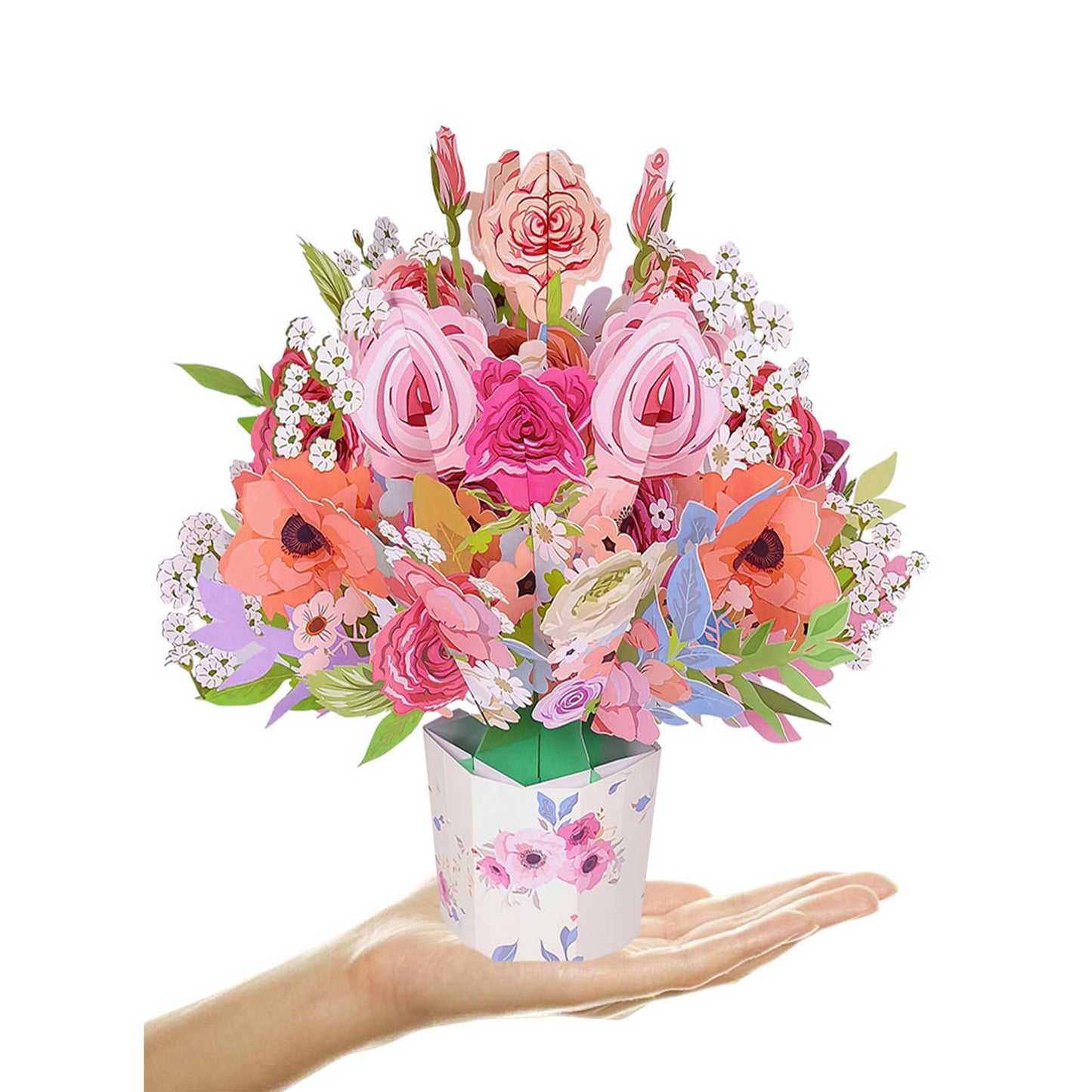 3D Bukiet - Mix kwiatów