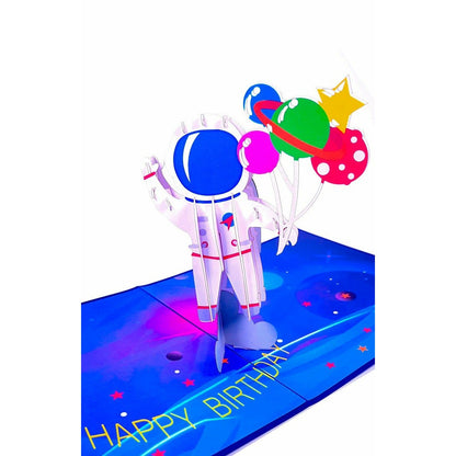 3D Kartka - Astronauta