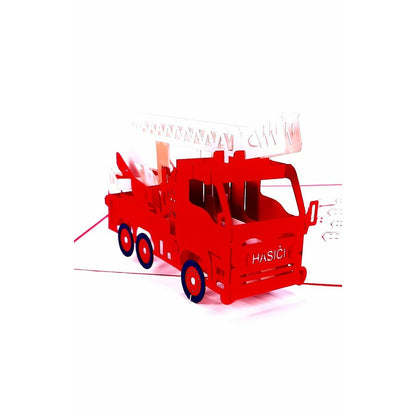 3D Kartka - Strażacy