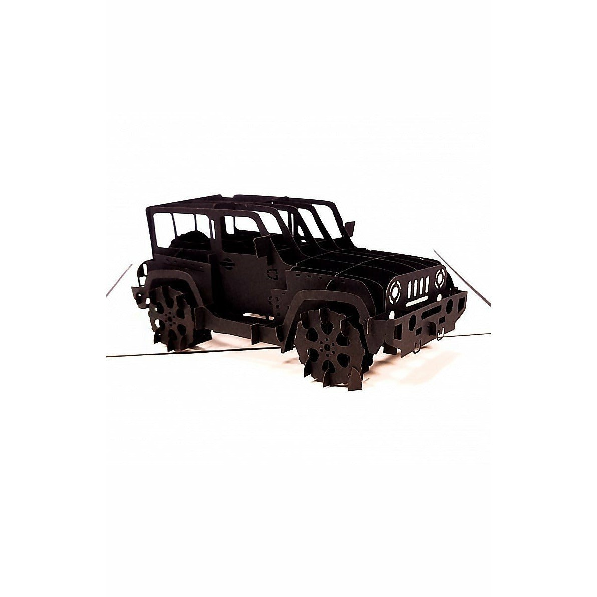 3D Kartka - Jeep