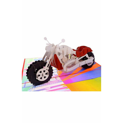 3D Kartka - Motocykl