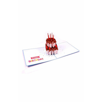 3D Kartka - Tort urodzinowy