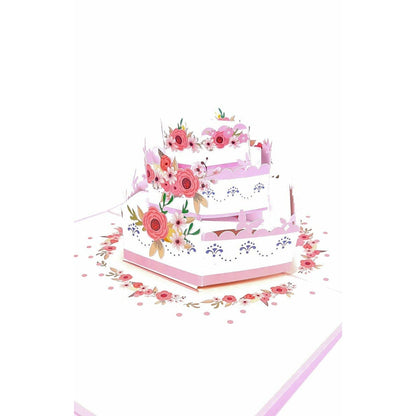 3D Kartka - Tort