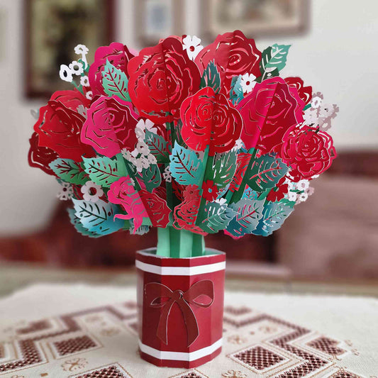 3D Bukiet - Czerwone Róże