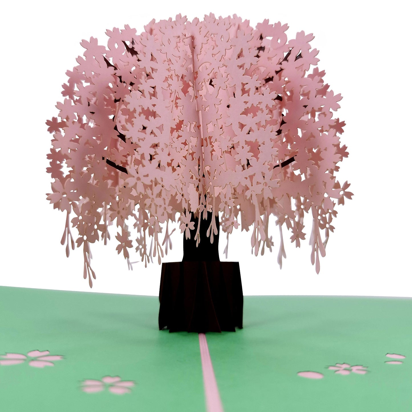 3D Kartka - Drzewo szczęścia (różowe)