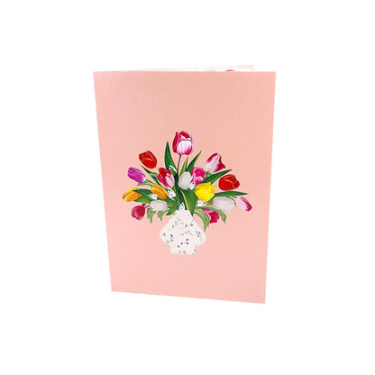 3D Kartka - Tulipany